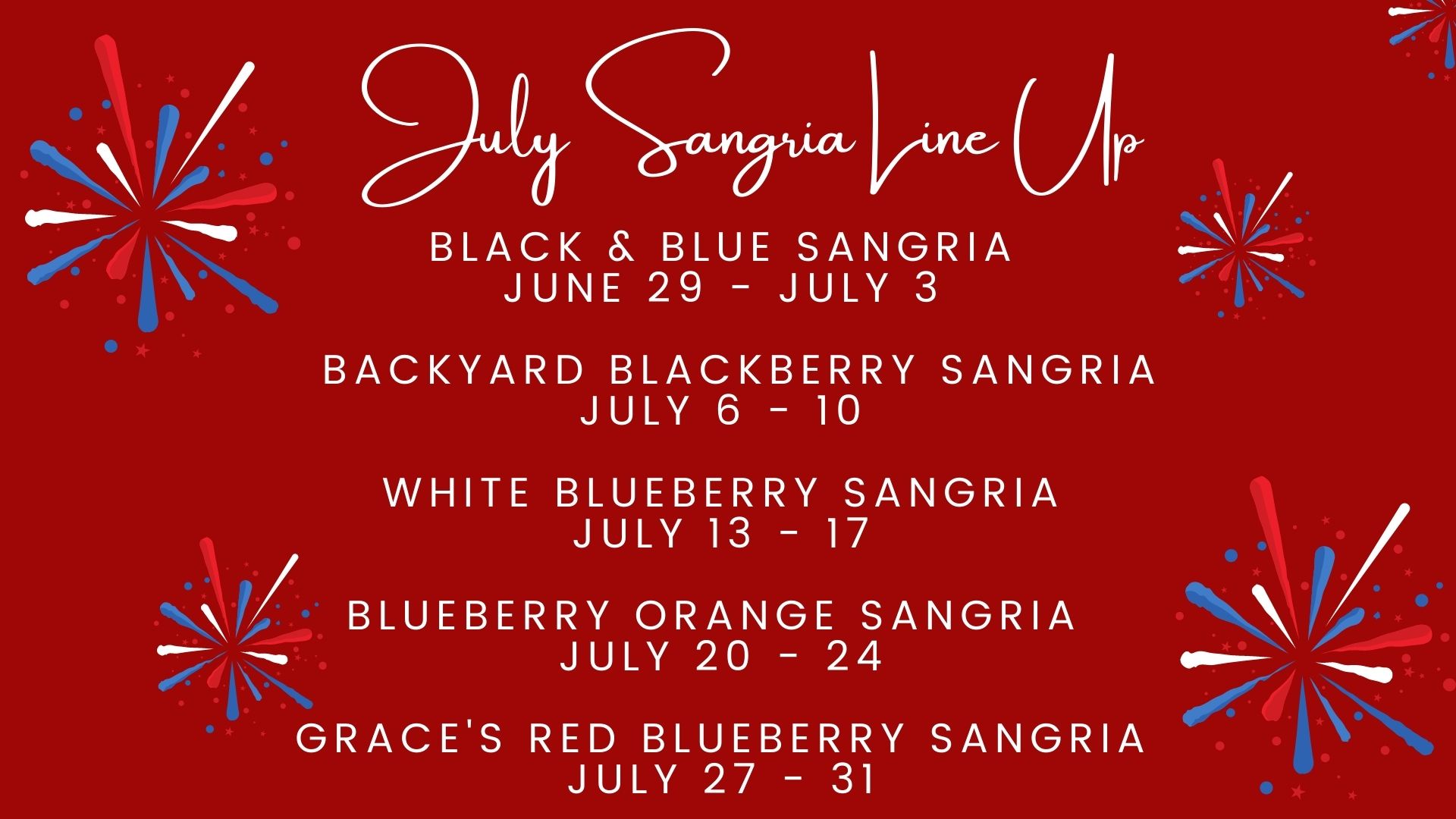 July Sangrias